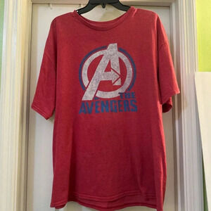 Marvel The Avengers Red Short Sleeve Tee Shirt